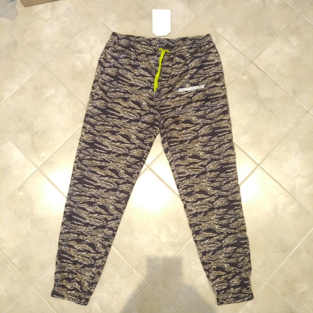 Crooks & Castles nylon pants - brand new - large